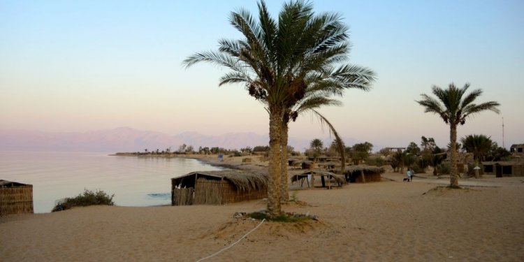 The simple straw huts