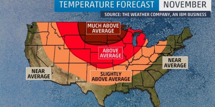 November temperature outlook