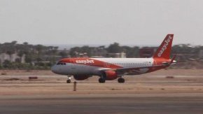 an airplane of Uk flight company Easyjet will be taking off at the airport of Sharm el-Sheikh, Egypt's Red Sea resort