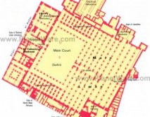 El-Azhar Mosque - Floor plan map