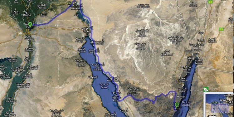 Dahab Map