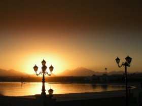 Hurghada Red water sunset