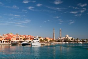 Pier in Hurghada. Egypt.