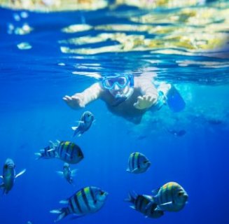 Snorkelling at a negative balance water Hurghada