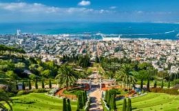 The Hanging Gardens of Haifa, Israel
