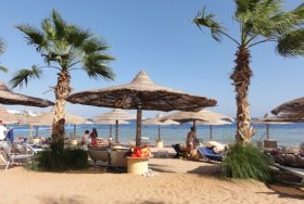 The Sharm-el-Sheikh resort in Egypt.