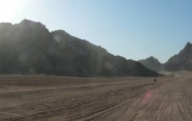 The Sinai Desert in Egypt