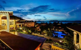 This magnificent all inclusive resort overlooks the Gulf of Papagayo and features a secluded, natural volcanic sand coastline